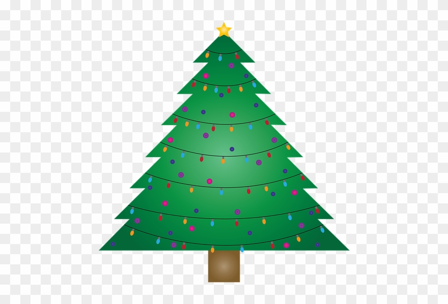 Christmas Tree Clipart Holiday - Christmas Tree - Png Download