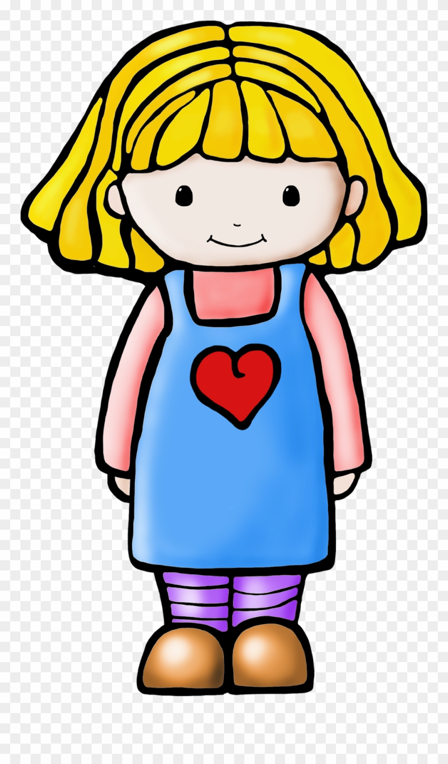Girl Student Clipart 5 Of - Girl Clipart - Png Download