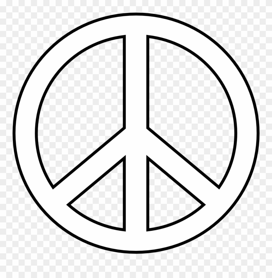 Peace Sign Trans Fav Peacesymbol - Clip Art Peace Sign - Png Download