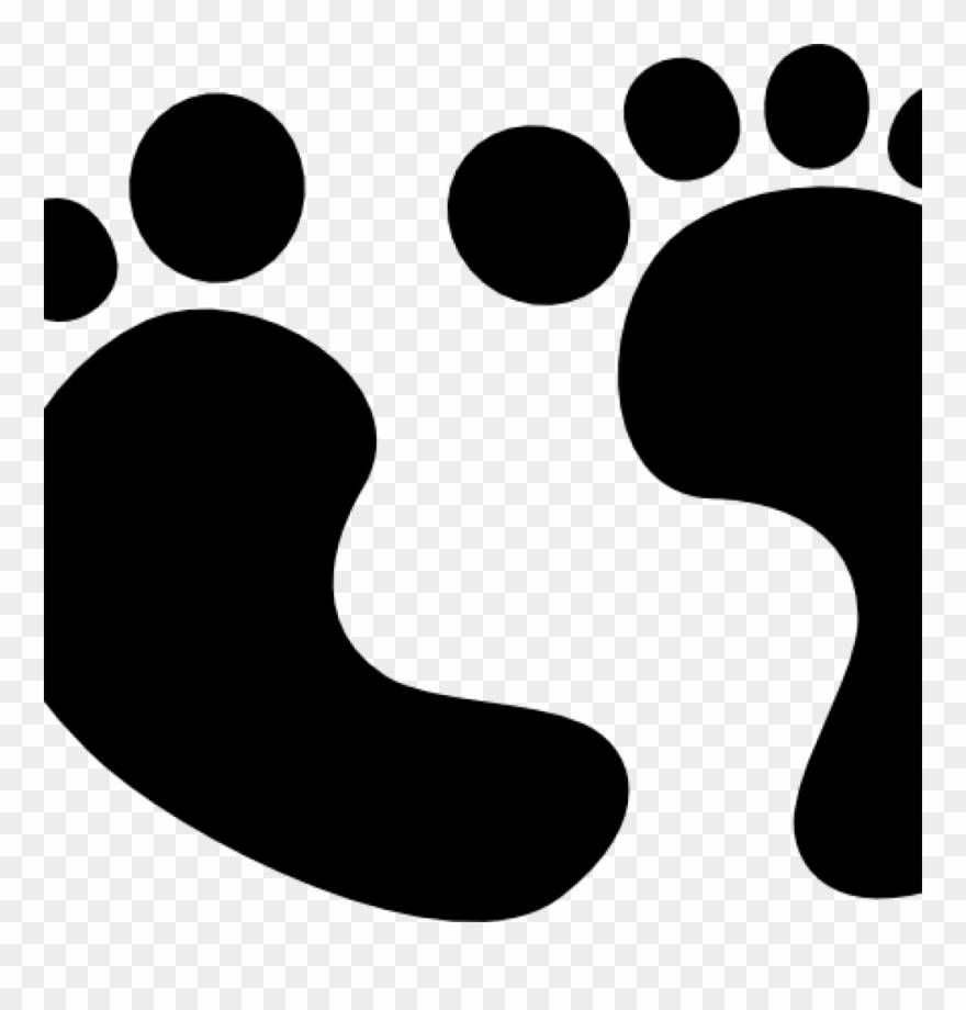 Baby Feet Clip Art Grey Ba Feet Clip Art At Clker Vector - Vectores Baby Shower Png Transparent Png