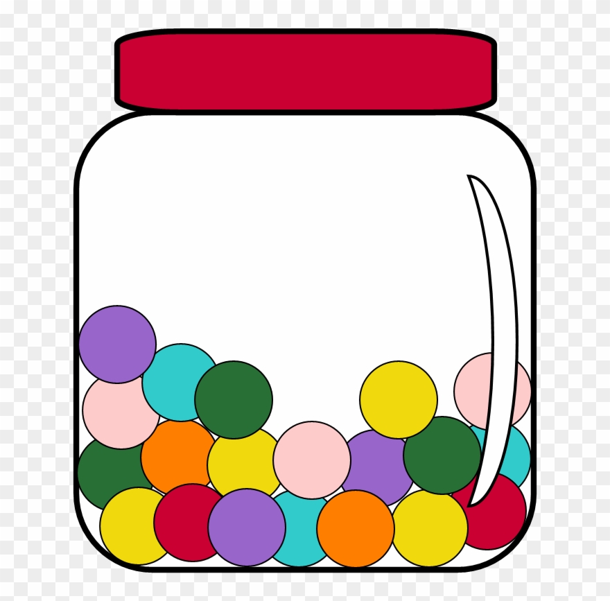 Such As Volume, Capacity, Clipart - Candy Jars Clip Art - Png Download