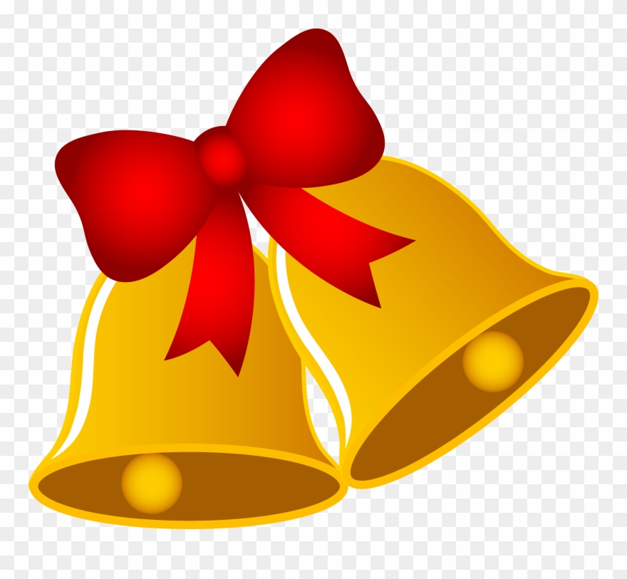 Christmas Bow Cliparts - Clip Art Christmas Bells - Png Download