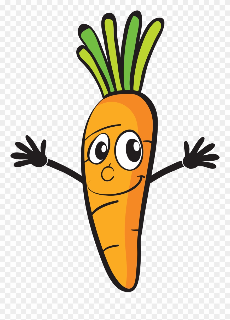 Carrot Cartoon Royalty-free Clip Art - Cartoon Carrot - Png Download