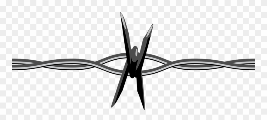 Prison Vector Kawat Berduri Picture Free Library - Barbed Wire Clipart