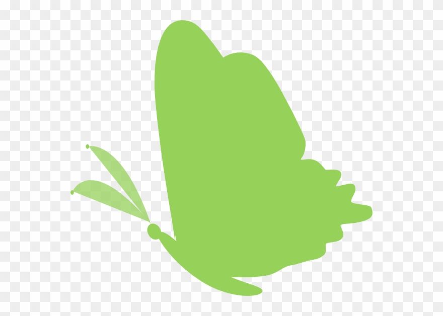 Green Butterfly Clip Art Greenbutterfly Clip Art At - Green Butterfly Clipart Png Transparent Png