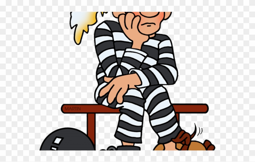 Image Black And White Library Prison Free On Dumielauxepices - Prisoner Clipart - Png Download