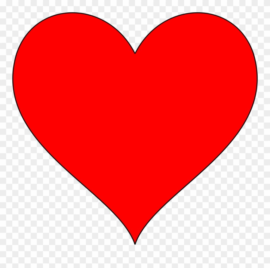 This Work, Identified By Publicdomainfiles - Heart Symbol Clipart