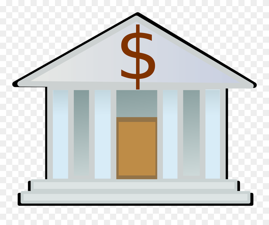 Bank Building Clipart - Bank Clipart - Png Download
