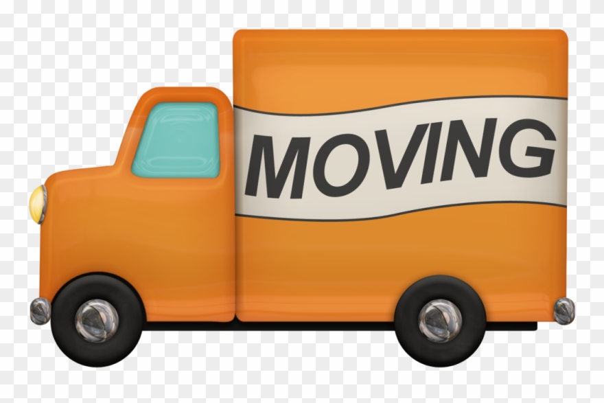 Moving Truck Clip Art 19 Moving Day Picture Black And - Moving Truck Transparent Background - Png Download