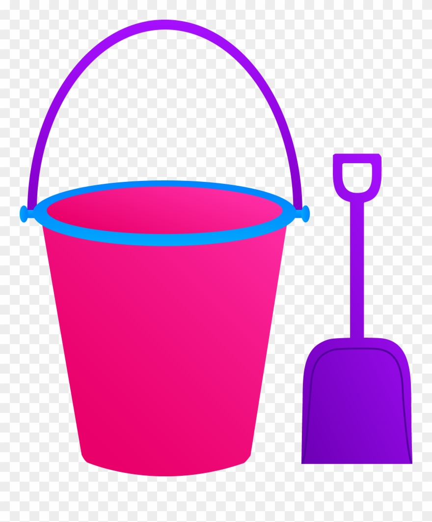 100 Dollar Clipart - Shovel And Pail Clip Art - Png Download