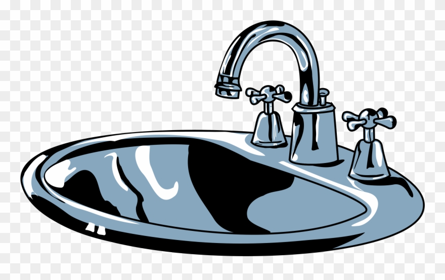Tap Clipart Water Company - Wash Basin Clipart - Png Download