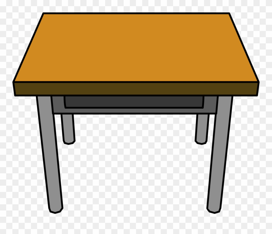 Desk Clipart Free Desk Cliparts Download Free Clip - Classroom Table Clipart - Png Download
