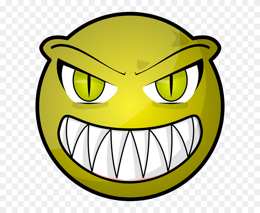 Clipart, Scared Face Clipart Face Clip Art At Clker - Scary Cartoon Monster Faces - Png Download