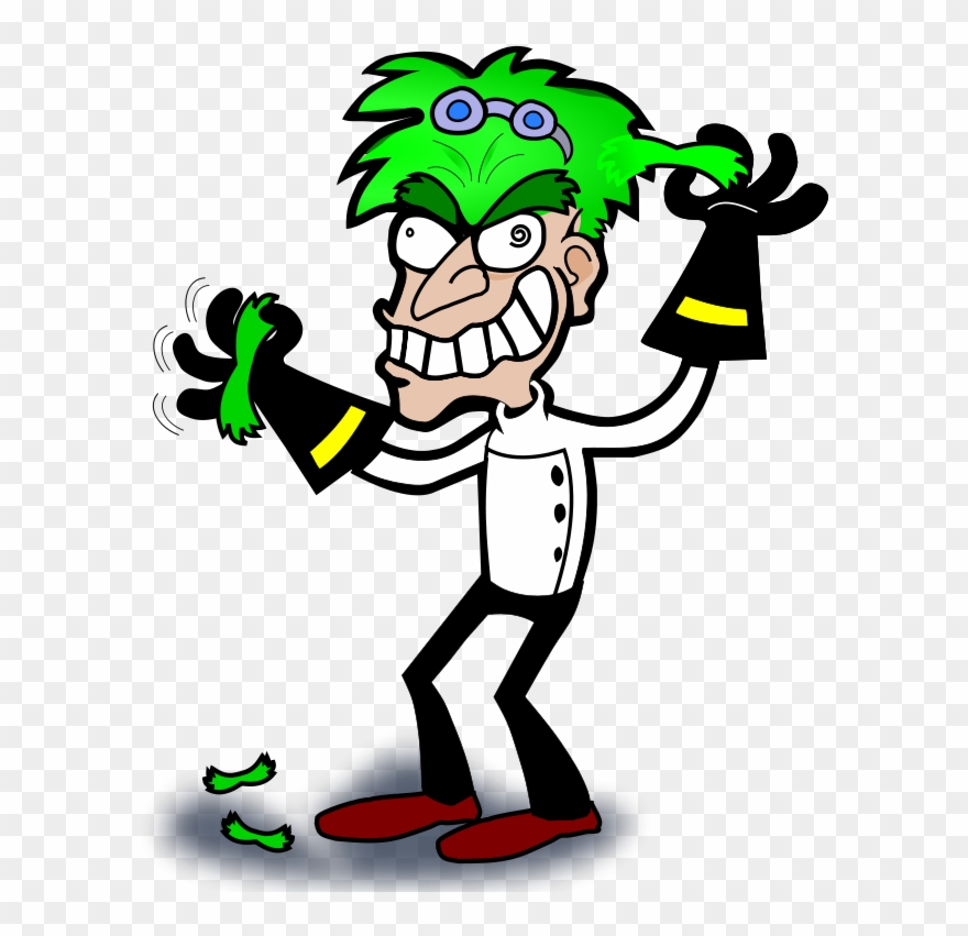 Army Clip Art Download - Mad Scientist No Background - Png Download