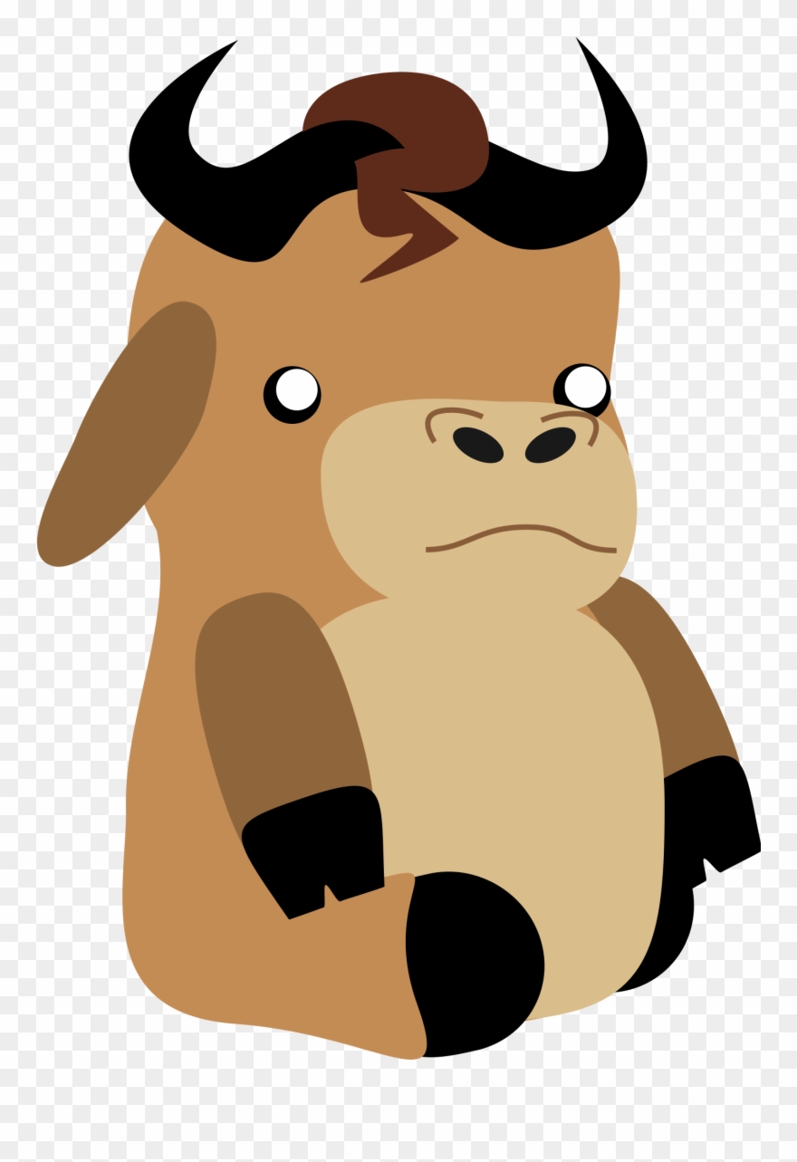 License - Gnu - Gnu Cute Clipart