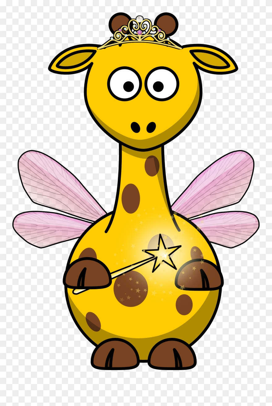 Giraffe Fee 1969px 1158 - Cartoon Zoo Animal Clipart - Png Download