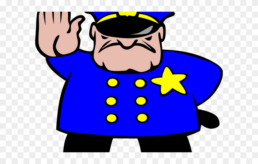 Us History Clipart Government - Stop Police Man - Png Download