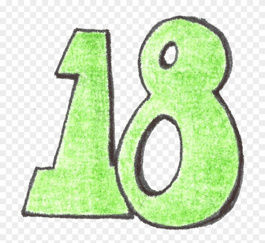 A Perfect World - Number 18 Cartoon Png Clipart