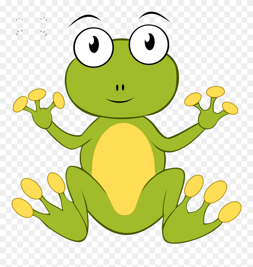 Public Domain Clip Art Image - Cartoon Frog Shower Curtain - Png Download