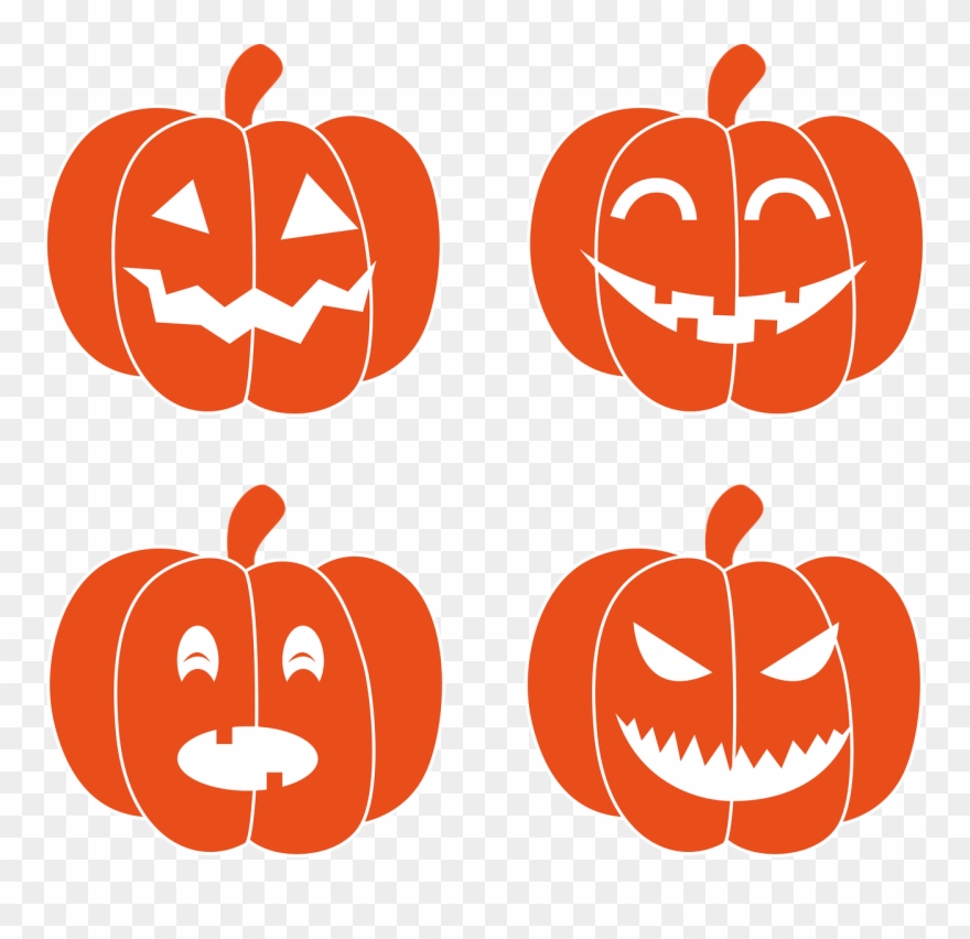 History Clipart Halloween - Paper Jack O Lanterns Templates - Png Download