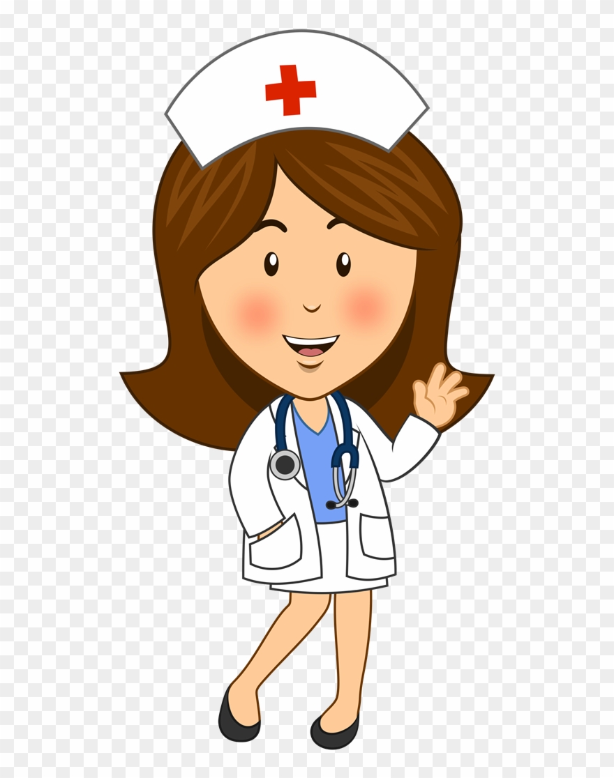 Nursing Clip Art Free Download Free School Nurse Jpg - Nurse Cartoon - Png Download