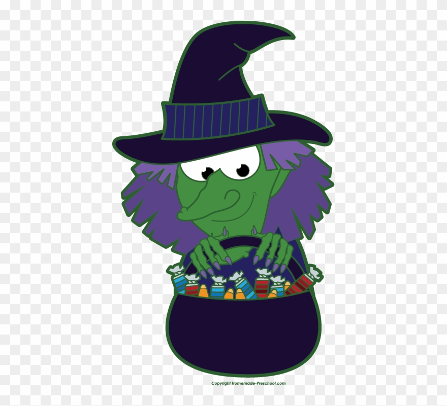Free Witch Clip Art - Witch Candy Clipart - Png Download