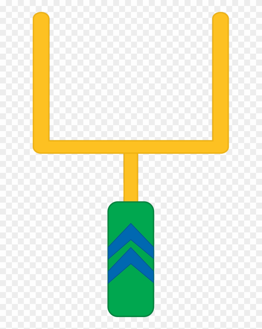 Clip Art Football Field - Field Goal Post Clipart - Png Download