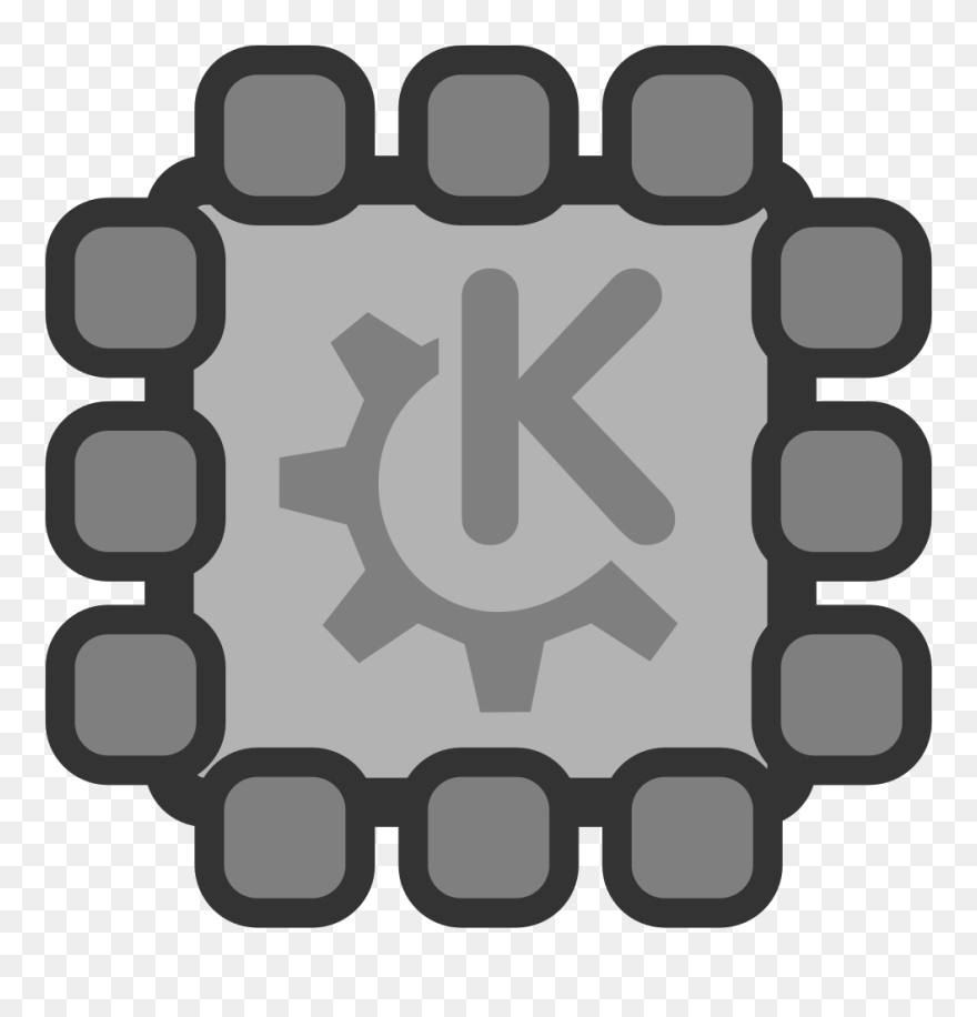 Company Logo On Gray Clipart Png For Web - Integrated Circuit Transparent Png