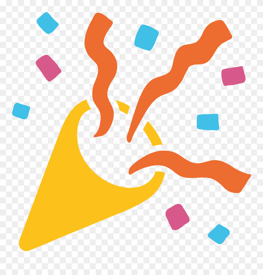 Banner Freeuse Library Emoji Jokingart Com Download - Party Popper Cartoon Png Clipart