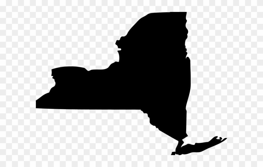 Shape Clipart Florida State - New York State Small - Png Download