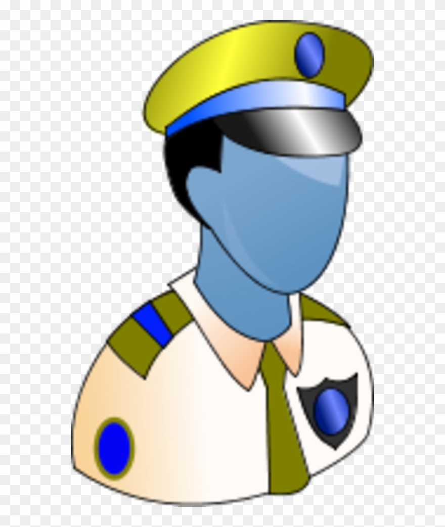 Vector Clip Art - Police Man - Png Download