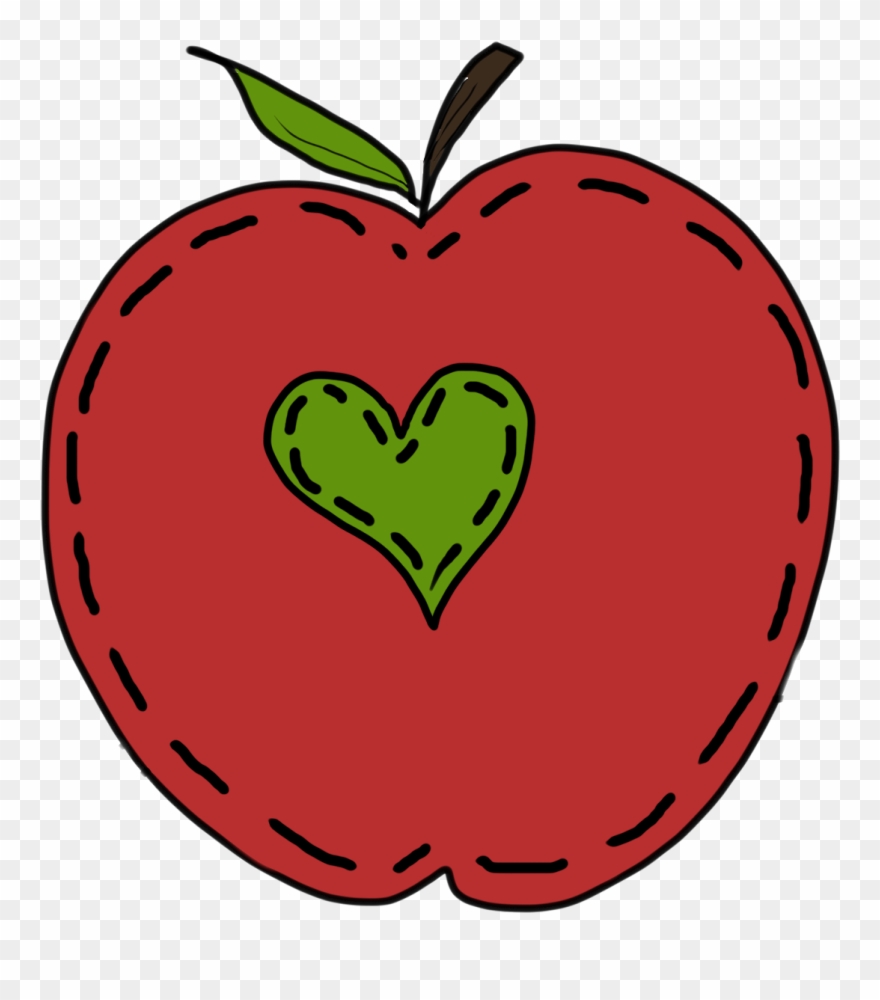 End Of Summer School Clip Art Images - Teacher Heart Clip Art - Png Download
