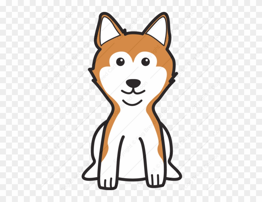Shiba Inu - Jindo Cartoon Clipart