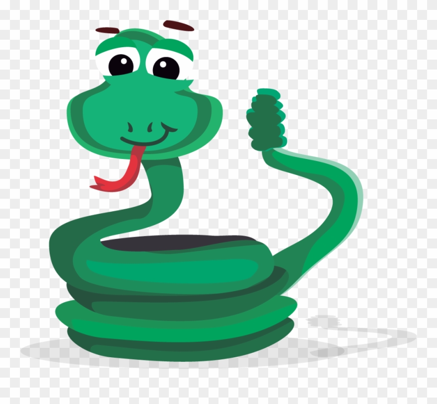 This Cartoon Rattlesnake Clip Art Is Licensed Under - Rattle Snake Clip Art - Png Download