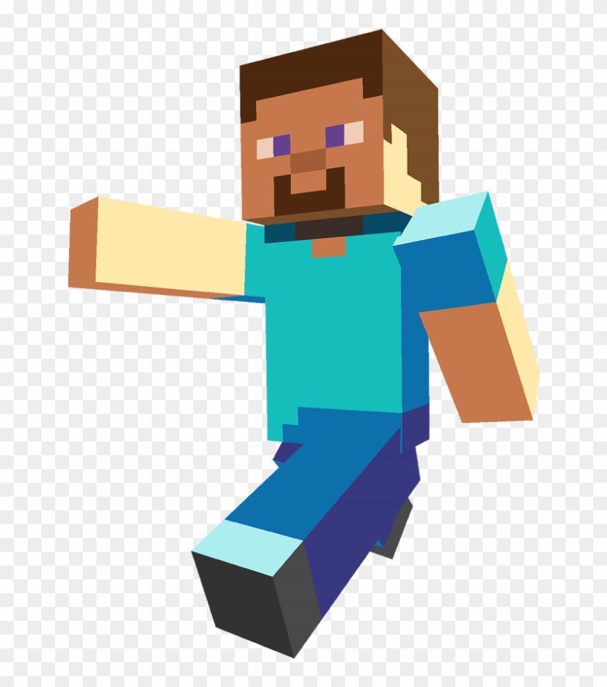 Courtroom Cartoon - Steve From Minecraft Clipart