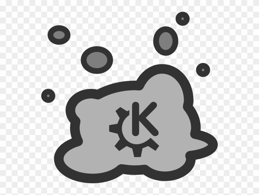 How To Set Use Cloud And Bubbles With Company Logo - Gear Clipart