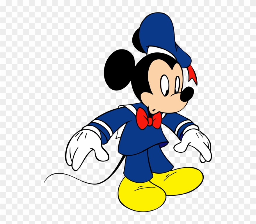 Mickey Mouse Beach/water Clipart - Mickey Mouse Images In Blue - Png Download