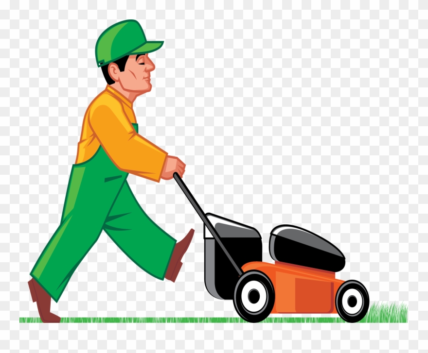 Lawn - Clipart Cut The Lawn - Png Download