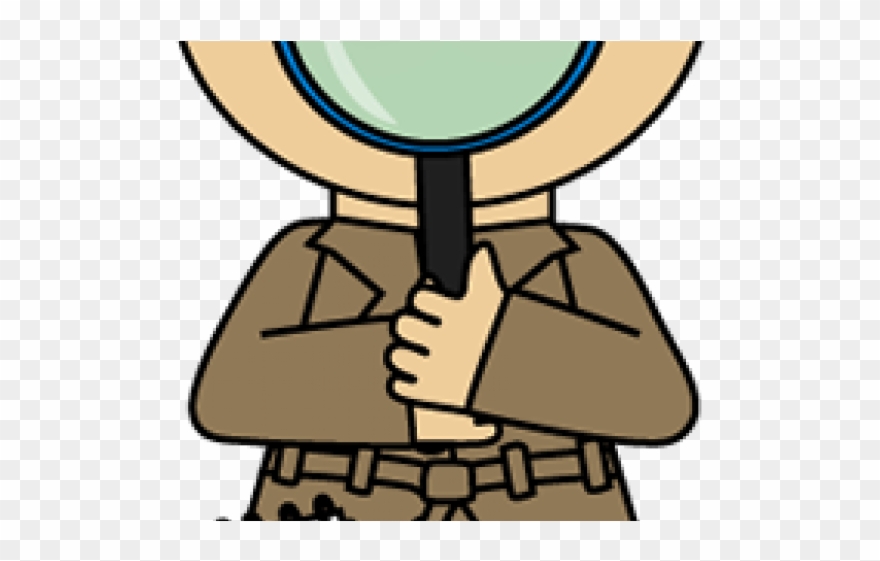 History Clipart Transparent Background - Black And White Detective Clip Art - Png Download