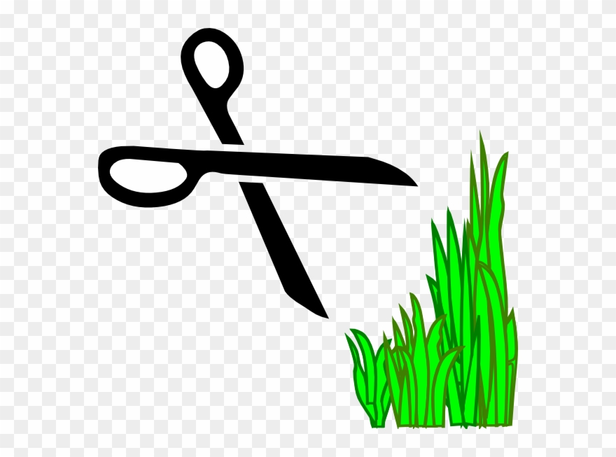 Lawn Trimmers Clip Art - Scissors Lawn Clipart - Png Download