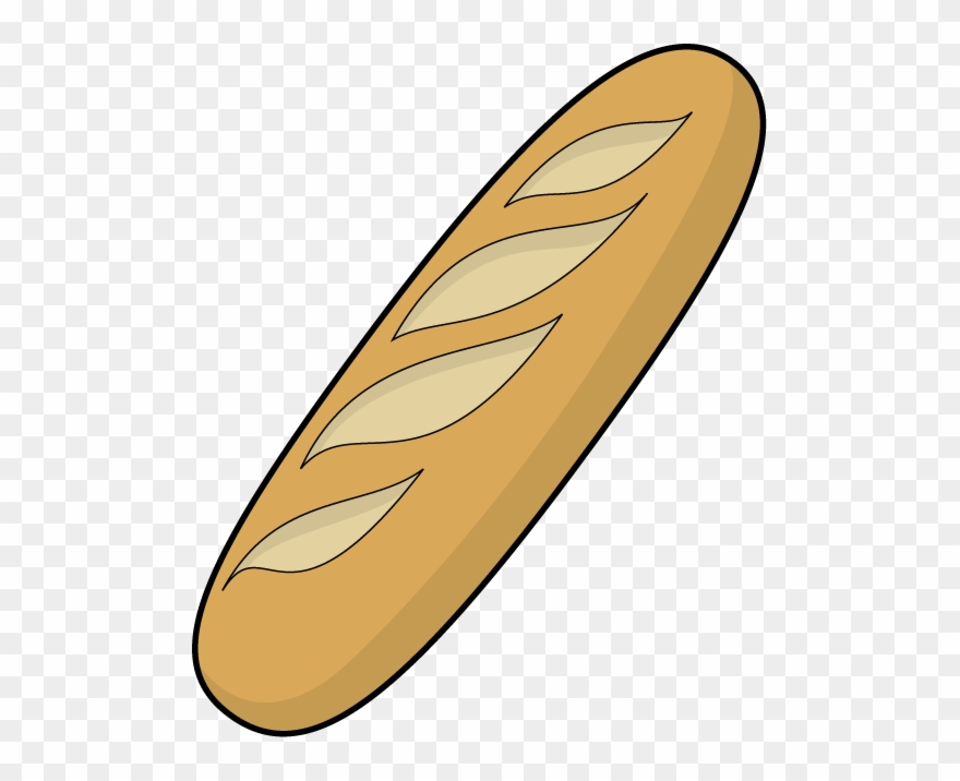 Bread Clipart - French Baguette Clip Art - Png Download