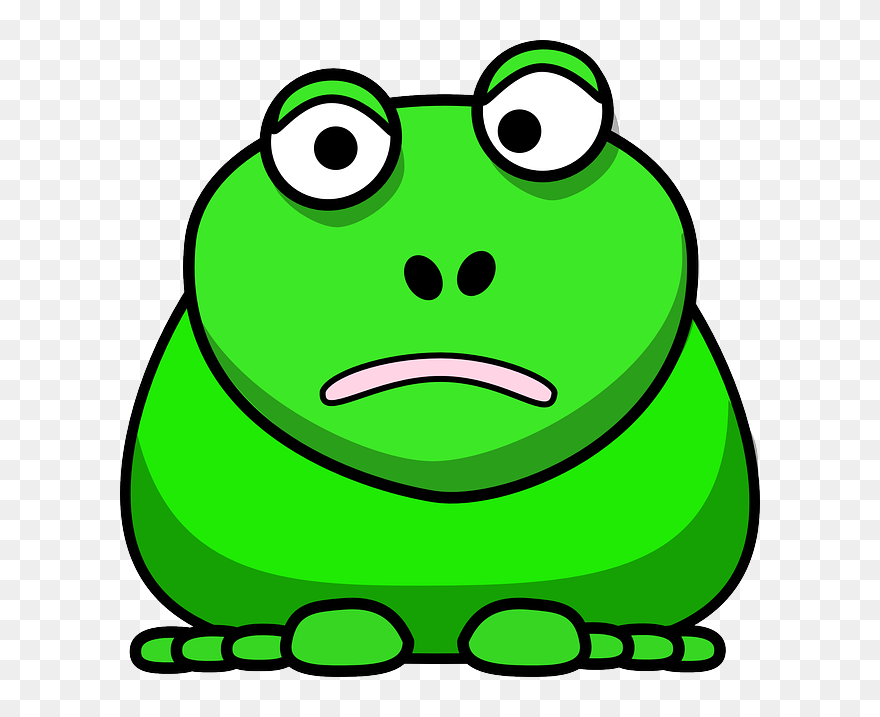 Cartoon Frog Clip Art - Png Download