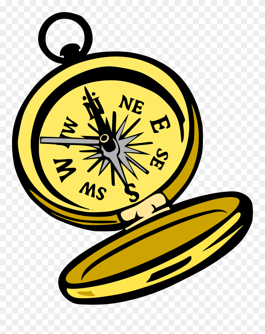 Free Copyright Download Clip Art Travel Royalty - Compass Clip Art - Png Download