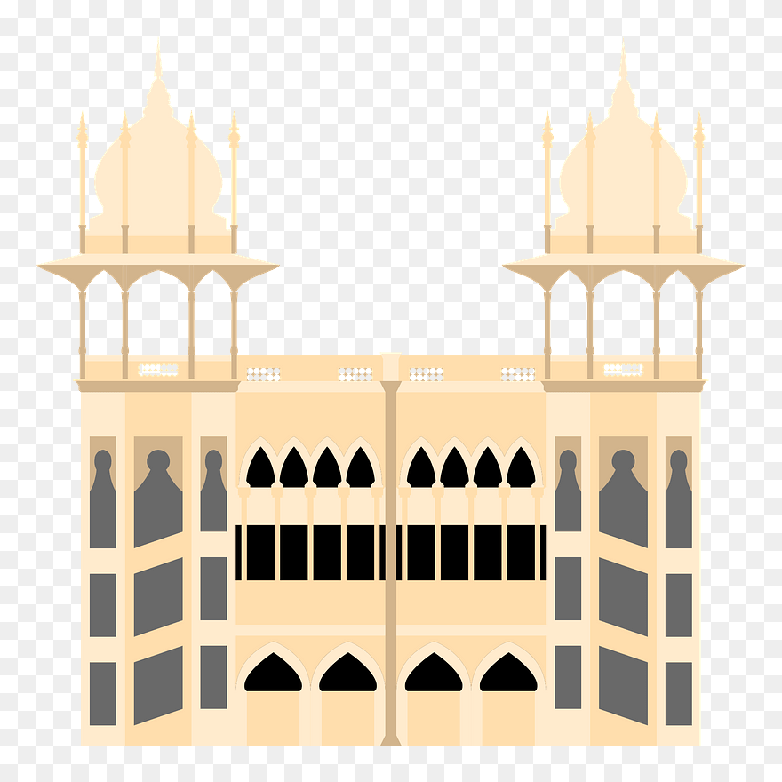 Driver's License Identity Document Permanent Residence - Vector Sultan Abdul Samad Building Graphic Clipart