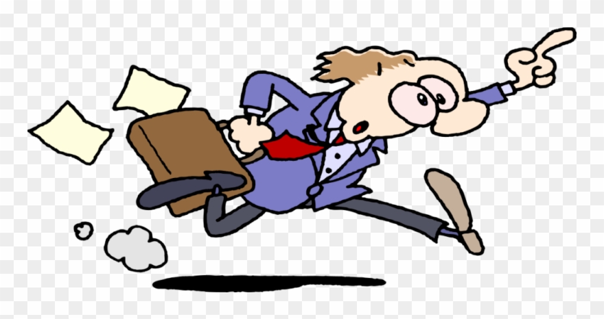 Hard Work Clip Art - Hurry Clipart - Png Download