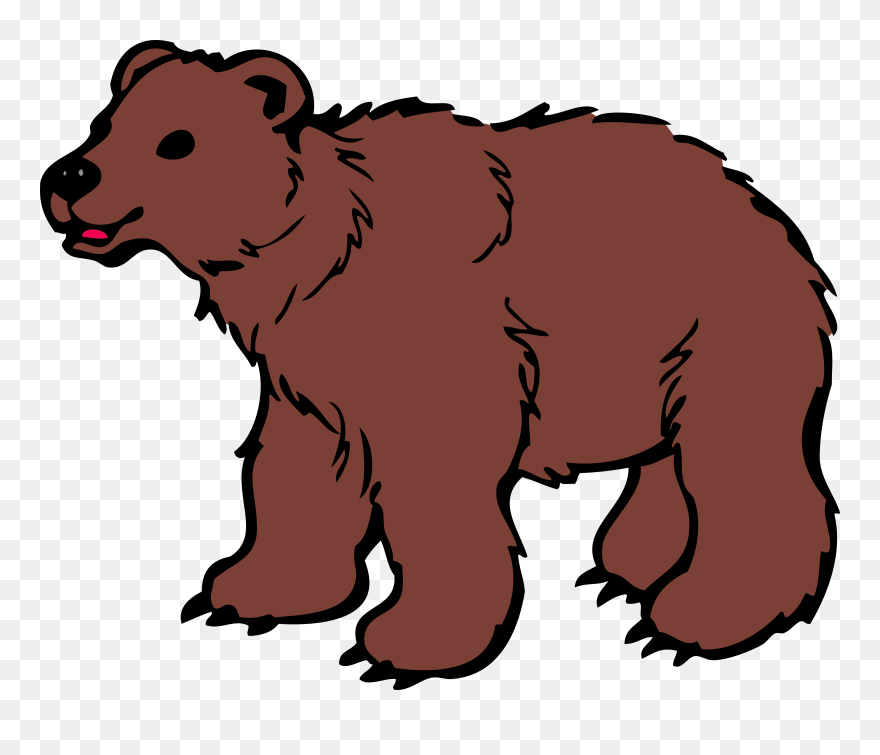Bear Clipart - Brown Bear Clipart - Png Download