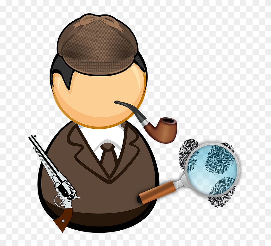 Sherlock Holmes Detective Private Investigator Computer - นักสืบ การ์ตูน Png Clipart