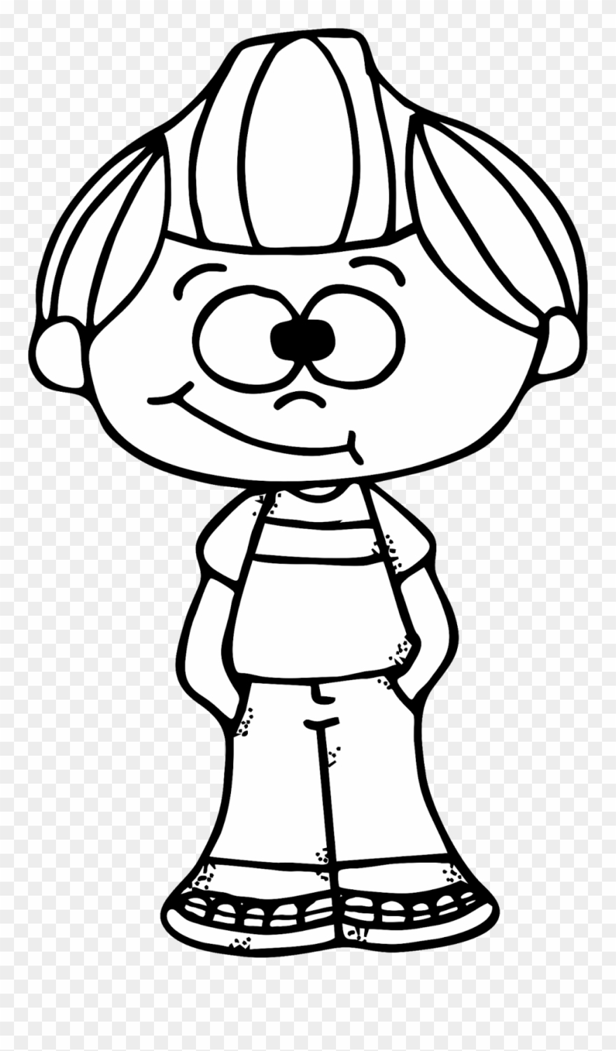 Cute Clipart Library Cliparts License Personal Use - Cute Boys Clip Art Black And White - Png Download