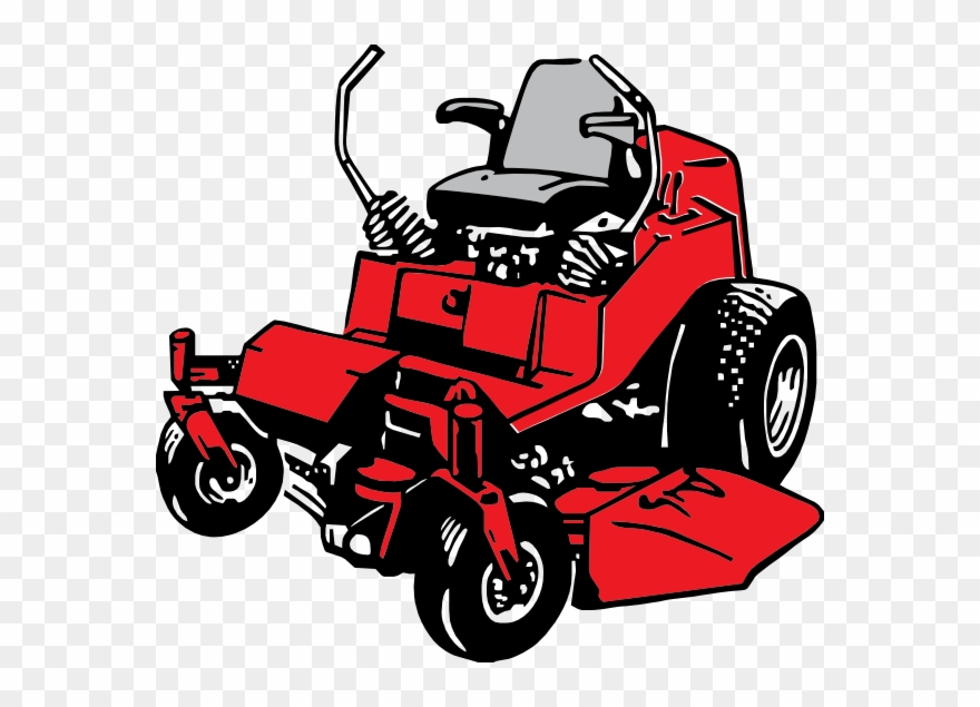 Lawn Care Clip Art - Zero Turn Mower Logo - Png Download