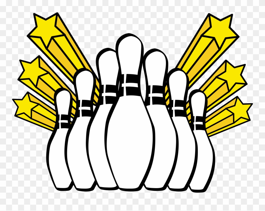 Bowling Party Clipart - Bowling Clip Art Free - Png Download